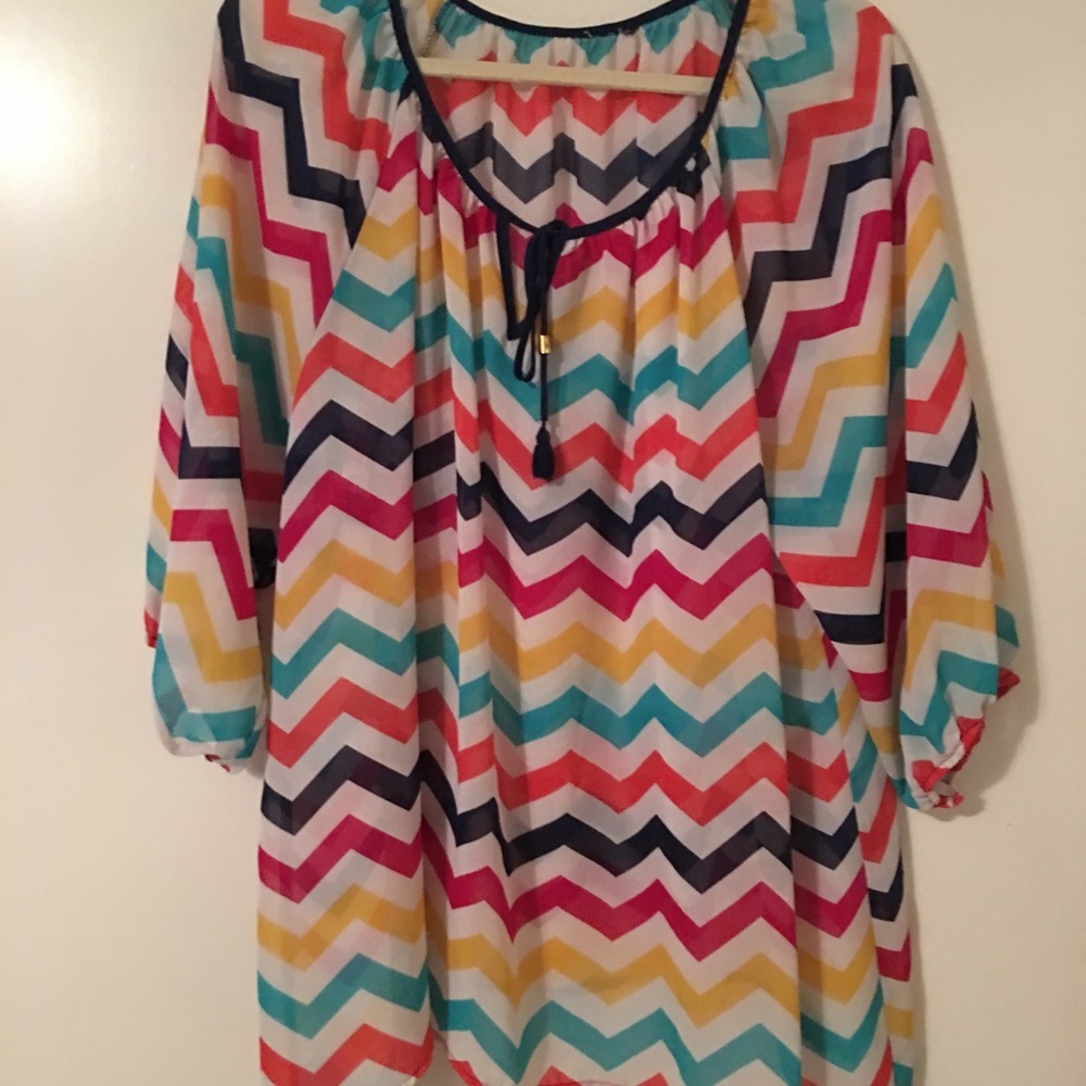 Chevron blouse
